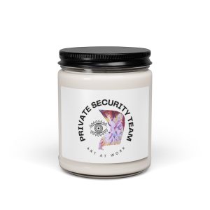 Scented soy candle