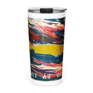 Tapered stainless steel tumbler