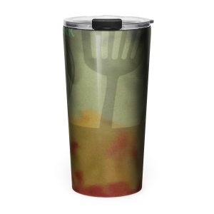 Tapered stainless steel tumbler