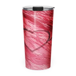 Tapered stainless steel tumbler